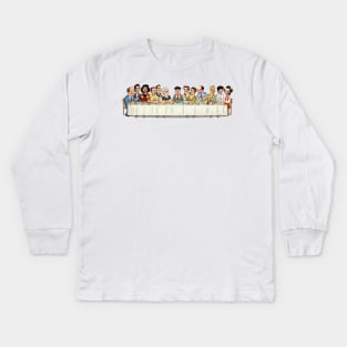 Ultima Cena -Versione Commedia Italiana anni 80- Kids Long Sleeve T-Shirt